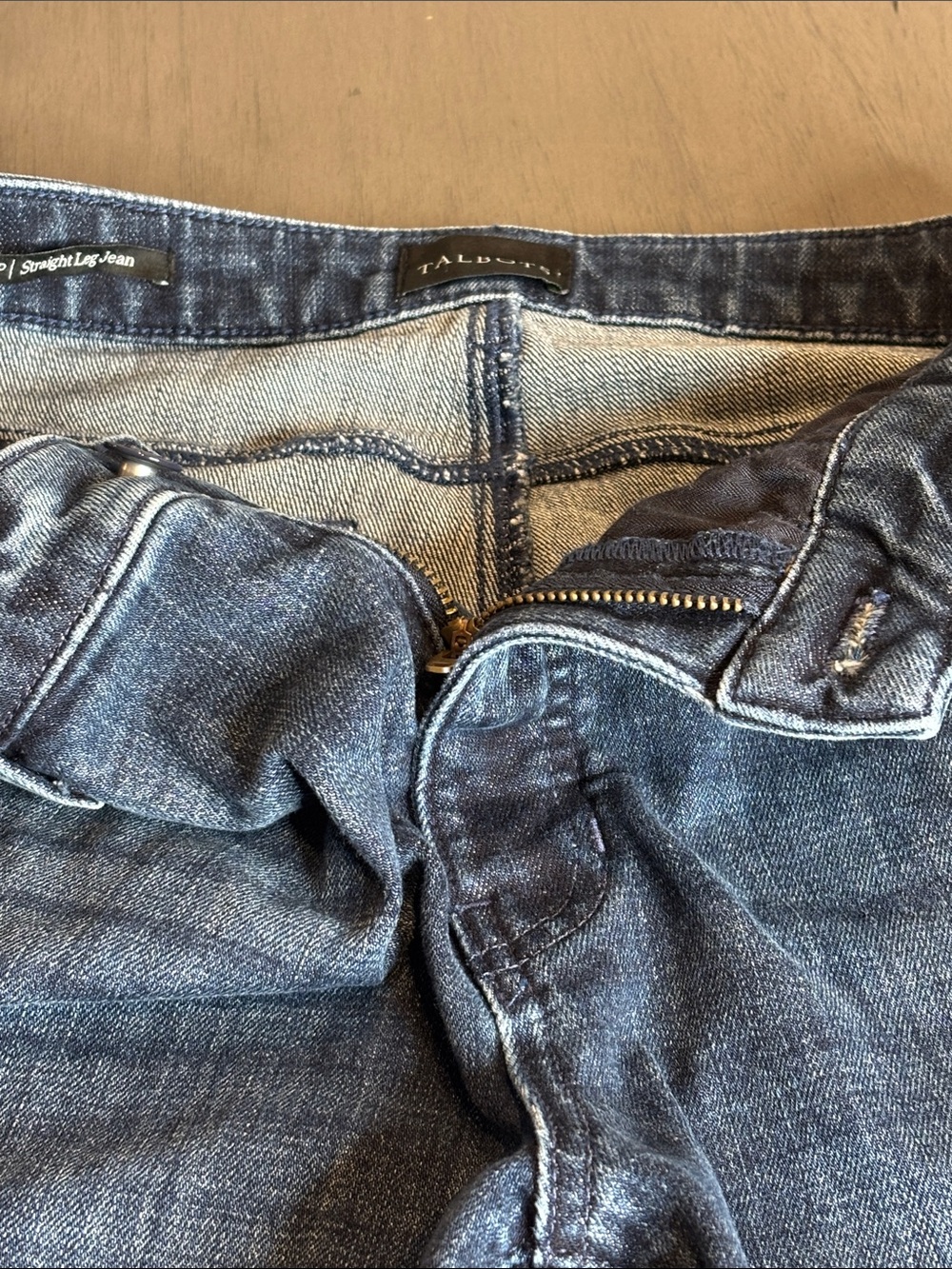 π Talbots Dark Wash Straight Leg Jeans Womenβs 4P Stretch Denim Petite π - Picture 10 of 12